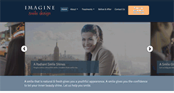 Desktop Screenshot of imaginesmiledesign.com